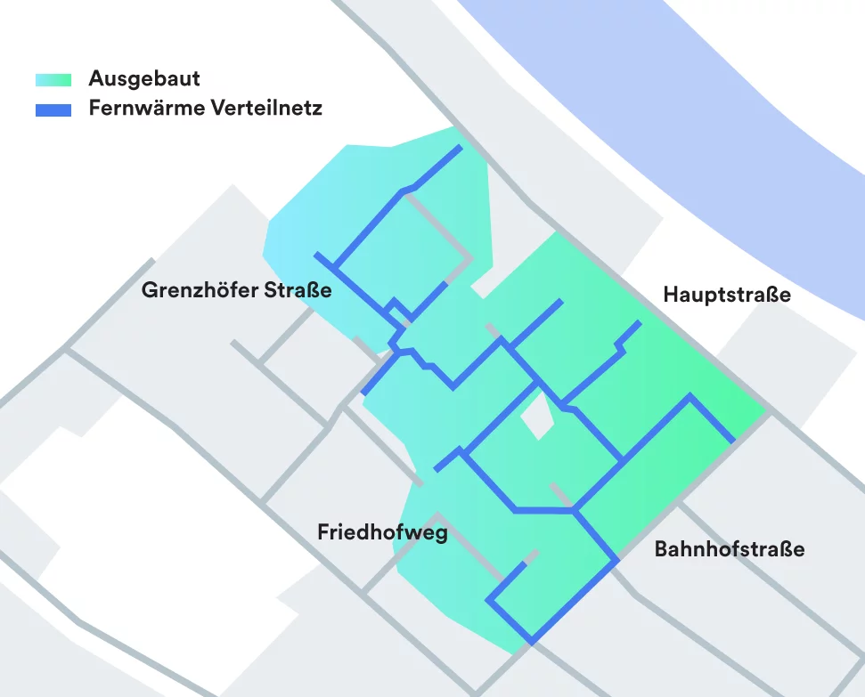 Fernwärme-Verfügbarkeit im Netzgebiet Edingen-Neckarhausen