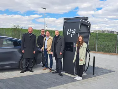 Eröffnung MVV eLadepark Flughafen